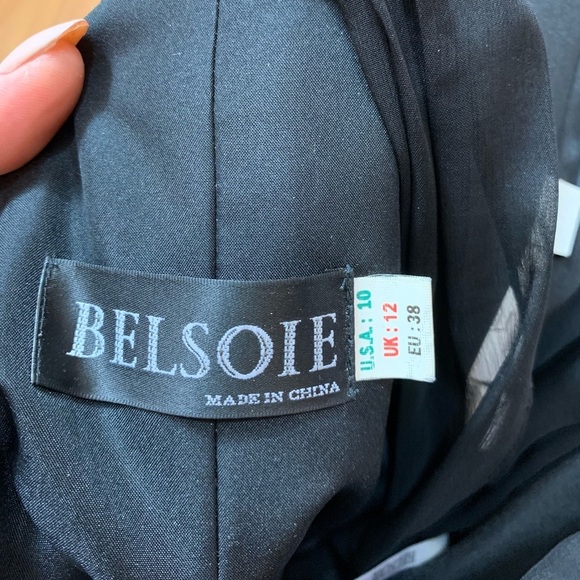 Belsoie Black Halter Holiday Dress - Picture 5 of 11